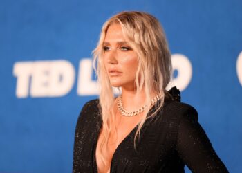 WEST HOLLYWOOD, CALIFORNIA - JULY 15: Kesha attends Apple's "Ted Lasso" season two premiere at Pacific Design Center on July 15, 2021 in West Hollywood, California. (Photo by Amy Sussman/Getty Images)